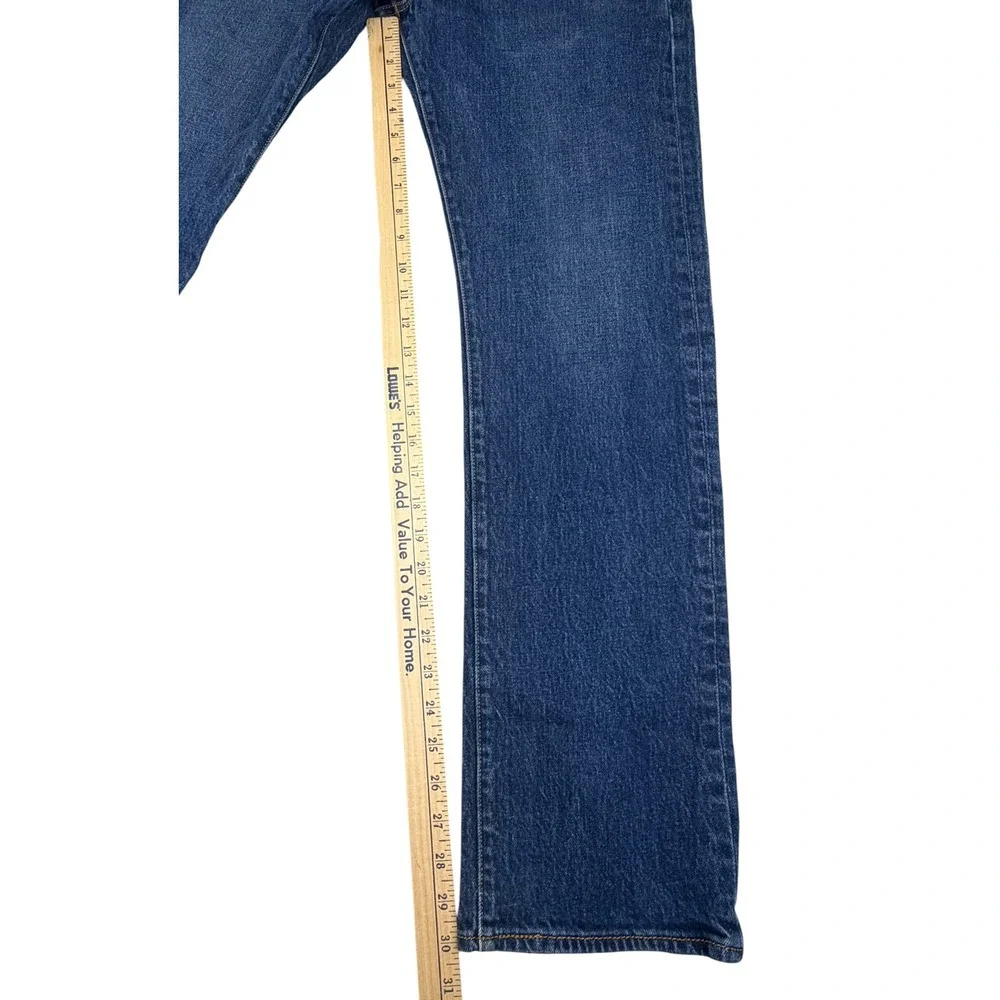 Levis 501 Original Fit Mens Jeans 32x32 Blue‎ Denim Straight Leg Button Fly